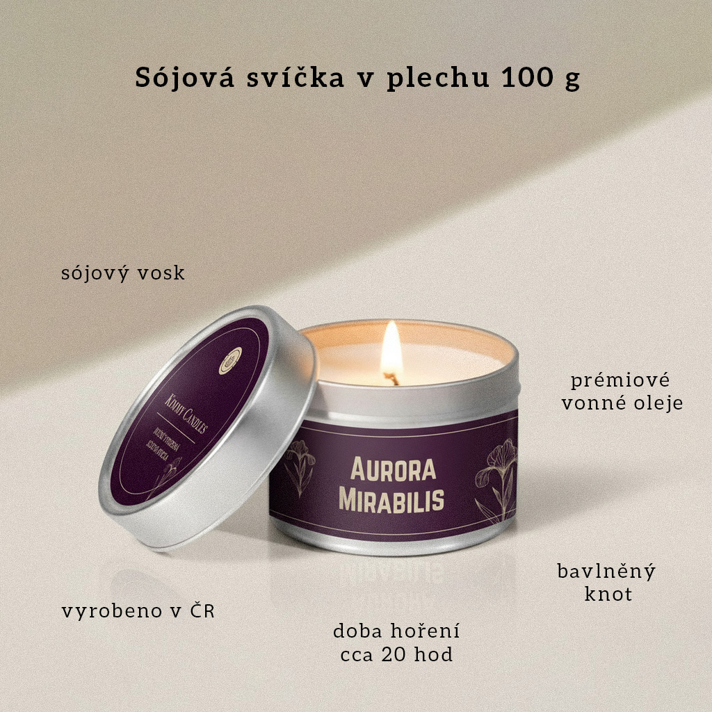 aurora vonna sojova svicka v plechuy